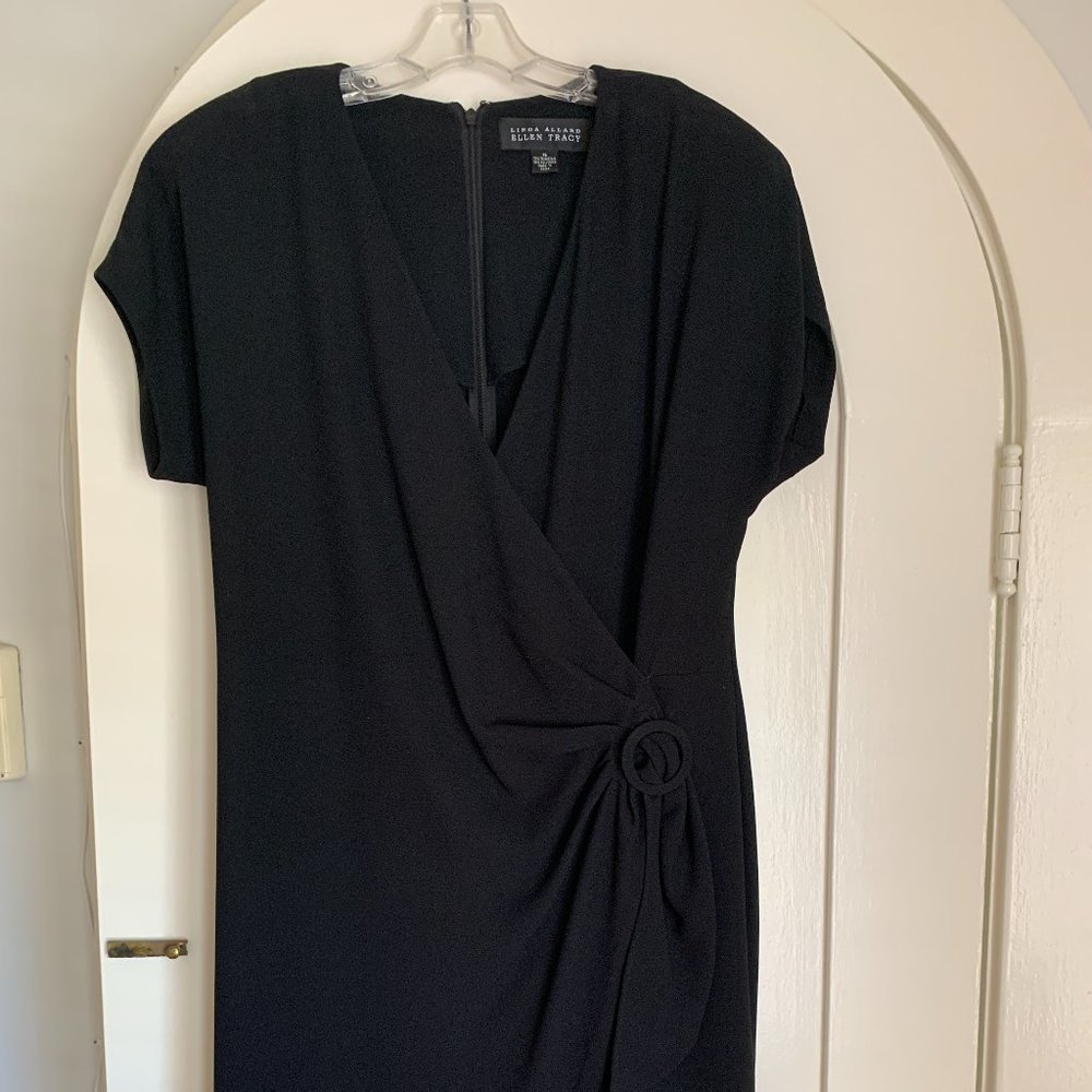 ELLEN Tracy cocktail dress black